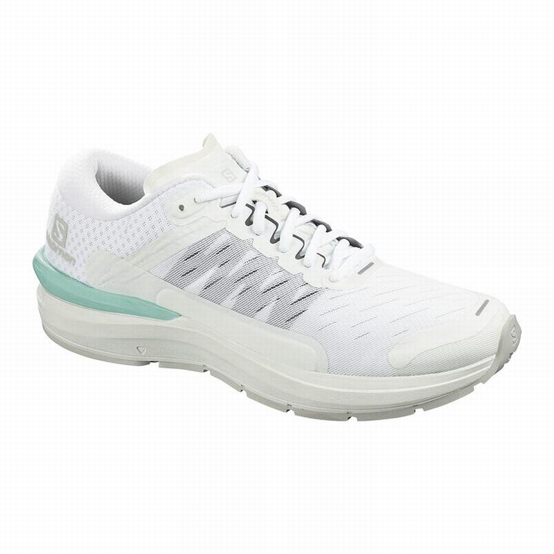 Chaussure Running Salomon Homme Blanche - Salomon SONIC 3 CONFIDENCE - France (7650-SQVTW)